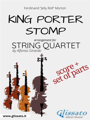 cover image of King Porter Stomp--String Quartet score & parts